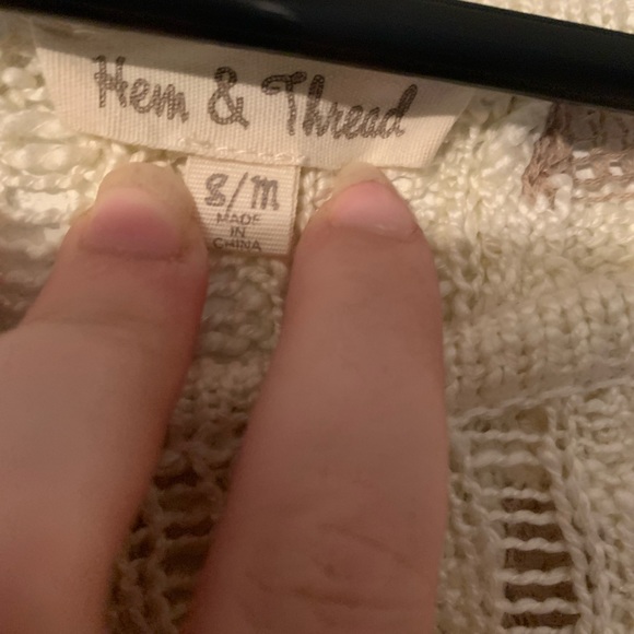 Knit sweater poncho - Picture 4 of 4